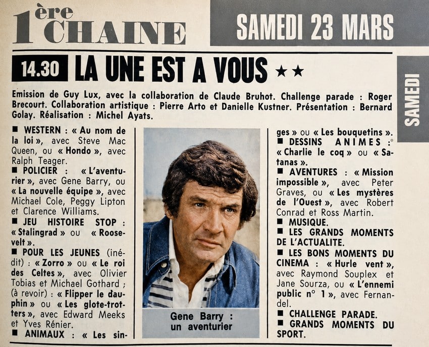 tele-poche-la-une-est-a-vous-23-mars-1974