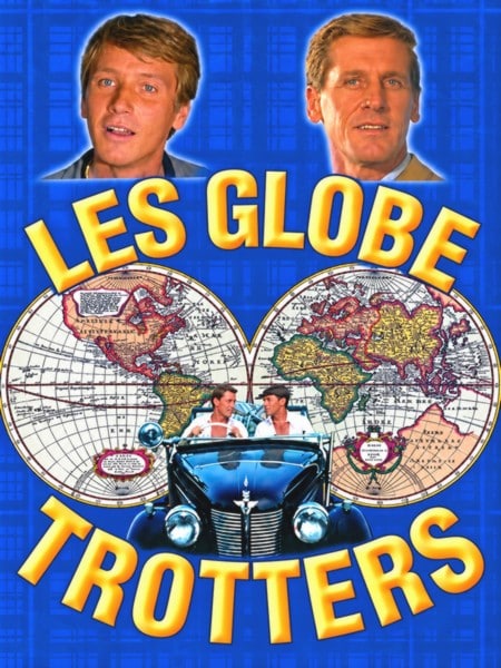 Edward Meeks et Yves Rénier dans la série Les Globe-trotters.